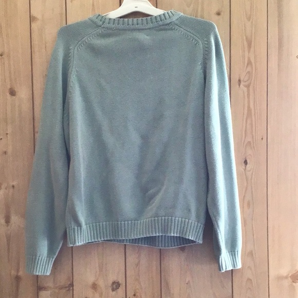 Blue gray lands end sweate - Picture 2 of 3